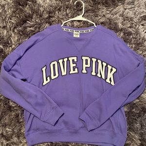 Pink crew neck